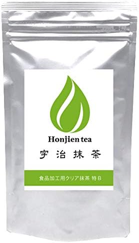 Honjien Uji Clear Matcha for Fresh Sweets, Confectionery, Food Processing, Special B, 3.5 oz (100 g), La, M