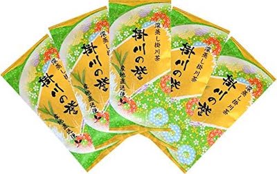 Mikasaen Deep Steamed Kakegawa Tea Homari Kakegawa (Homare), 3.5 oz (100 g), Set of 5 Bags