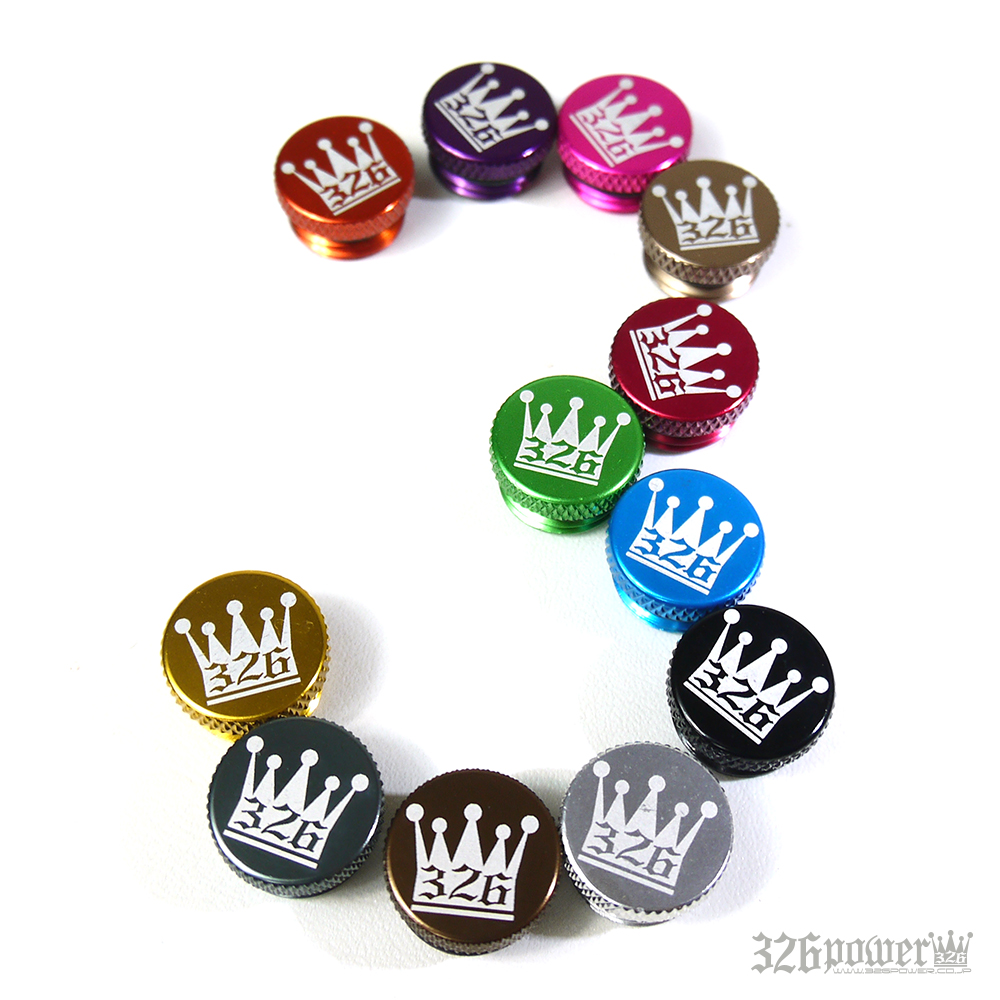 326 Power Wheel Nut Cap - Crown Logo