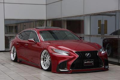 Job Design Aero Guns Style stance generation for LEXUS LS500 ~mc / Fsport