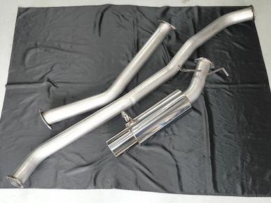 Be Free JZX100 half stainless steel muffler 80-115Φ shell