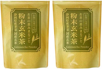 Mikasaen Powdered Brown Rice Tea, 7.1 oz (200 g), Commercial Powdered Tea (Produced in Shizuoka Prefecture), Brown Rice (Made in Japan) x 2 Packs