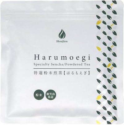 Honjien tea Honjien Kagoshima Specialty Powdered Sencha Harumoegi Premium Powdered Green Tea Whole Tea Leaf Green Tea Powder