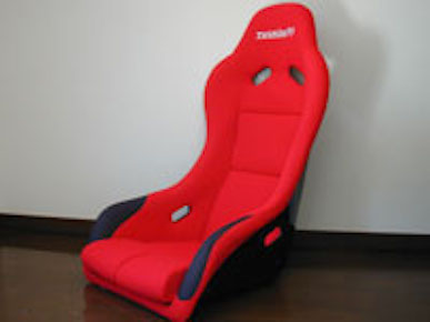 Tuckin 99 Roadster Full Bucket Seat RS (Red) / Slider (Driver's Side) Set