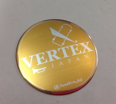 [Limited] VERTEX HORN BUTTON PLATE