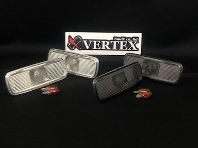 Vertex Nissan 180SX side blinker smoked / Clear lens (made in Japan)