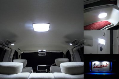 Vertex LED full custom illumination (anti-afterglow) / 6-piece set for E51 Elgrand (FI-E51)