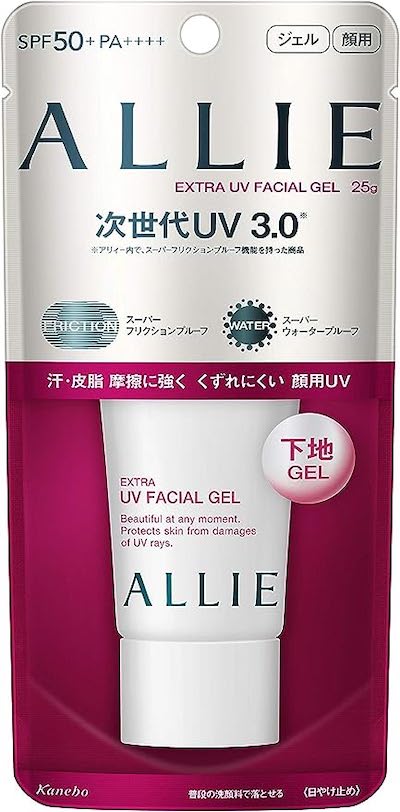 ALLIE SPF 50+/PA+++++ Extra UV Facial Gel Mini, Sunscreen, 0.9 oz (25 g) (x1)