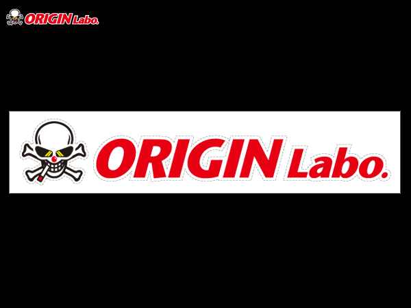 Origin Labo - Transparent Background Type Sticker - Origin Labo GT Logo