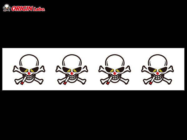 Origin Labo - Skull Sticker 1 Set of 4