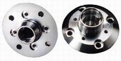 Machined aluminum front hub