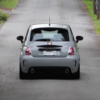 THREE HUNDRED Carbon Gate Spoiler For ABARTH
