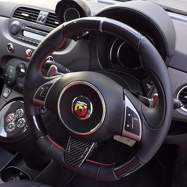 THREE HUNDRED ABARTH Carbon Steering