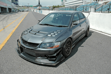 VOLTEX Front Spoiler + Under Wing For Lancer Evo. CT9A