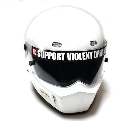 HARDCORE Helmet Visor Sticker #2
