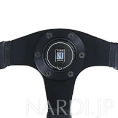 Nardi LEADER Black Leather × Blue Leather / Black Spoke (35φ) N810