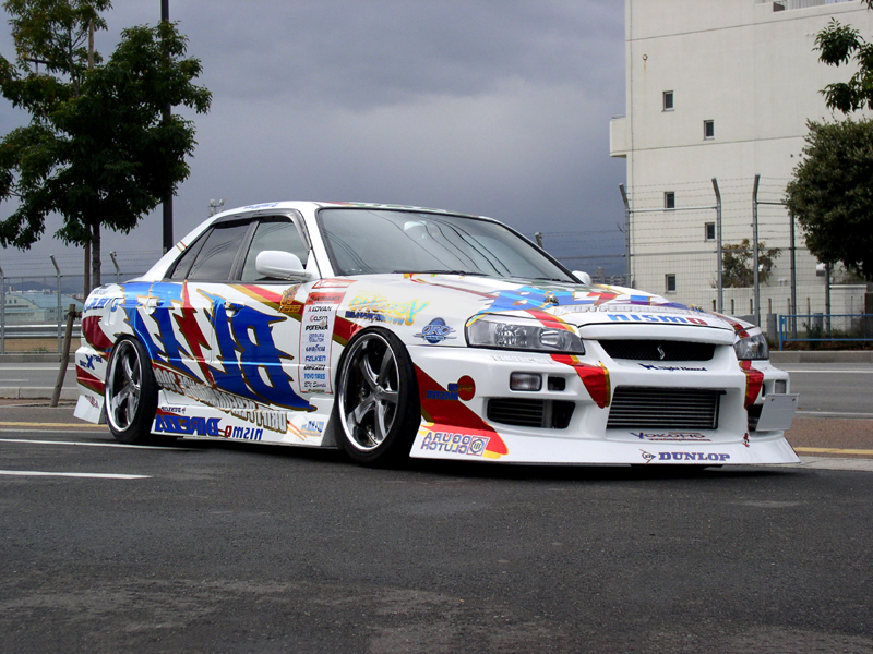 URAS - R34 Skyline 4 D1 Spec II Aero