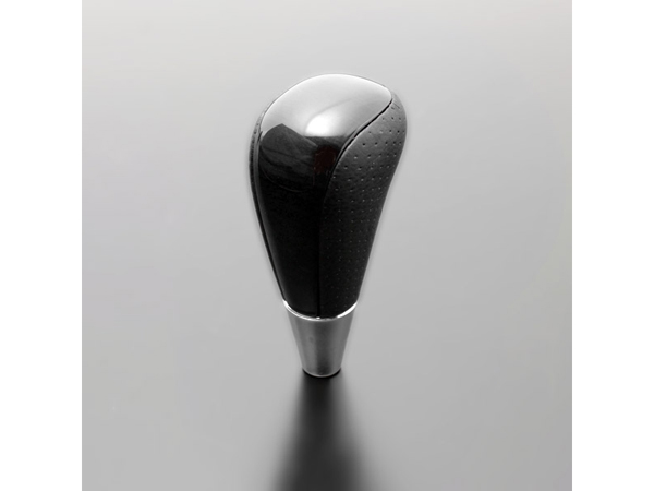 Origin Labo - Hiace 200 Combination Shift Knob Black Grain - Dark Gray Punching Leather