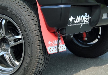 JAOS Mudguard III Rear Set Red Jimny JB23 Series