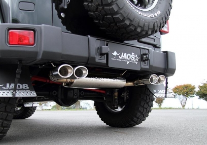 JAOS BATTLEZ Muffler ZS-4 Oval Wrangler JK