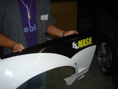 Masa Motor Sports  Cooling Canards Aero Parts For Nissan, Toyota and Mazda