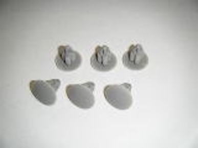 Jenesis R30 (Nissan genuine parts) Rear parcel (speaker) board clip gray 6 pieces set for 1 car