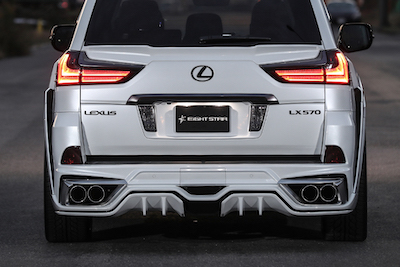 EIGHT STAR LEXUS LX570 Rear Bumper Spoiler