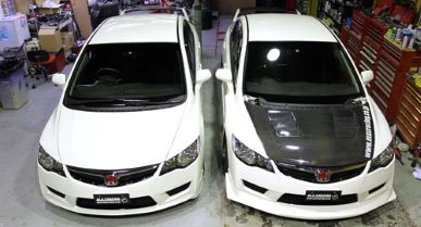 Max Racing CIVIC FD2 Type-R Bonnet Duct