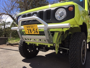 TryForce Jimny JB64 Front hybrid bumper push VR.