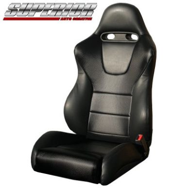 Superior RECARO Carbon Look Seat Cover for RECARO SPORT JC [Black]