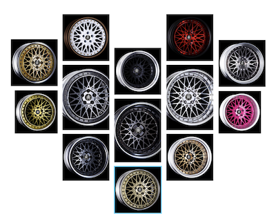 D.A.D LUX-MESH 19 Inch Wheels 2PIECE/REVERSE