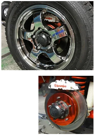 High Bridge First JB64 / JB74 Front Brake Disc Center Cover