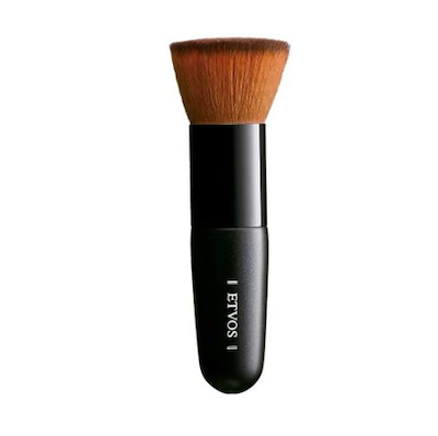 ETVOS Flat Top Brush, Easy to Use, Vertical Cut/Makeup Brush, Premium Taklon/Makeup Brush, 3.9 inches (10 cm)