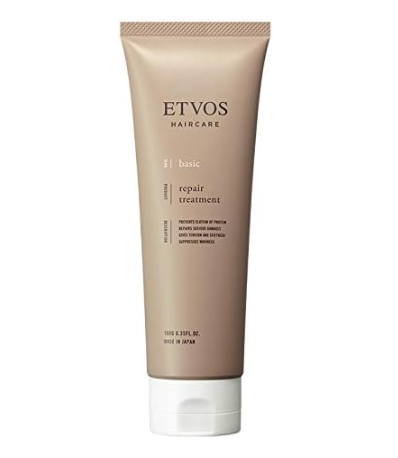 ETVOS Repair Treatment, 6.3 oz (180 g), Non-Silicone, Non-Cationic Damage Care, Hair Repair Ingredients, Cationic Surfactant Free, Fruity Herbal