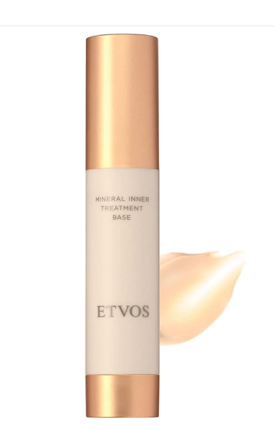 ETVOS SPF31 PA+++ Mineral Inner Treatment Base # Clear Beige, 0.9 fl oz (25 ml), Glossy, Transparent, Human-shaped Ceramide, Dry Fine Lines, Inconspicuous, Makeup Base (Efficacy Evaluation Tested)