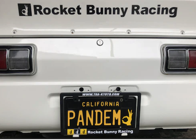 PANDEM Rocket Bunny Racing License Plate Frames