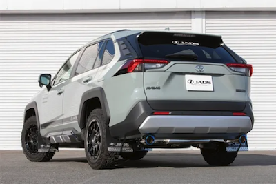 Road House  BATTLEZ Muffler ZS-W TC Titanium Color Tail RAV4 50 Series