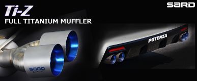 SARD Ti-Z - FULL TITANIUM MUFFLER FOR TOYOTA / SUBARU