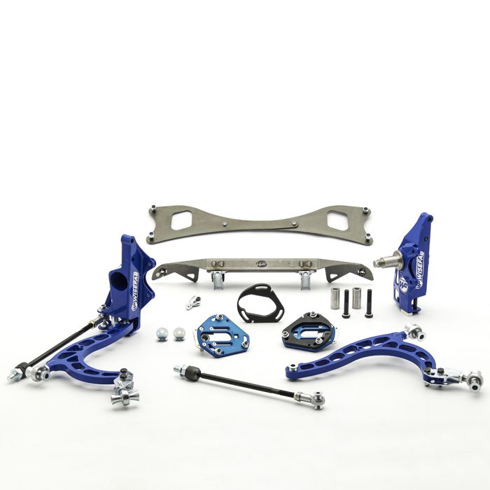 Wisefab - Nissan S14 S15 Front V2 Drift Angle Lock Kit with Rack Relocation