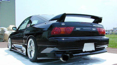 J-Blood 180SX rear bumper spoiler FRP (front/middle/late)