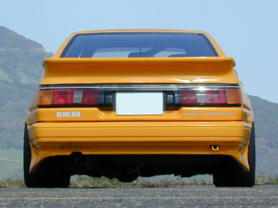 J-Blood AE86 Levin rear bumper spoiler late genuine shape FRP (late)