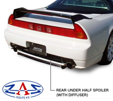 ZAZ NSX Late Type R Style Rear Under Half Spoiler