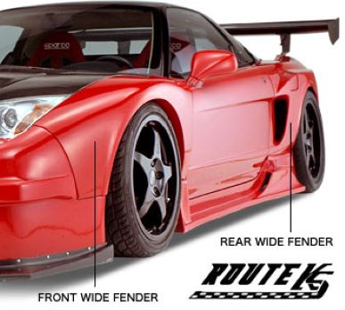 Route KS NSX Hornet Style Front & Rear Wide Fender