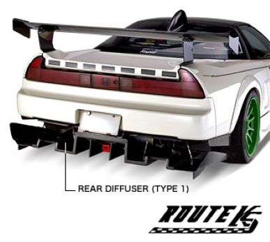 Route KS NSX Hornet Style Rear Diffuser (Type 1 & 2)