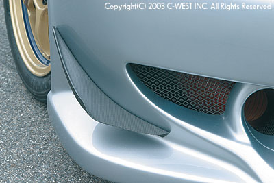 C-West Honda INTEGRA DC5 Front Canard Type I (left and right set)