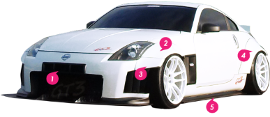 Z Project 350Z GT3 AERO KIT