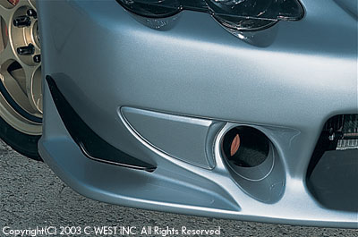 C-West Honda INTEGRA DC5 Duct Cover (left and right set) for Type I