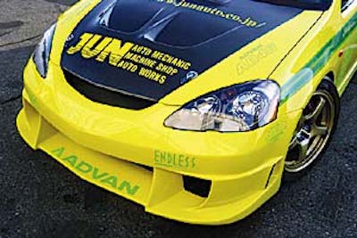 JUN AUTO INTEGRA Type-R DC5 FRONT BUMPER SPOILER