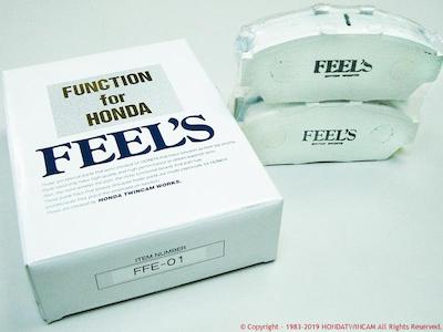 FEEL'S HONDA ACCORD CL1/CF4 Brake pads (EVO series)