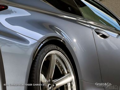 GRAZIO REAL CARBON REAR FENDER GARNISH FOR LEXUS RCF